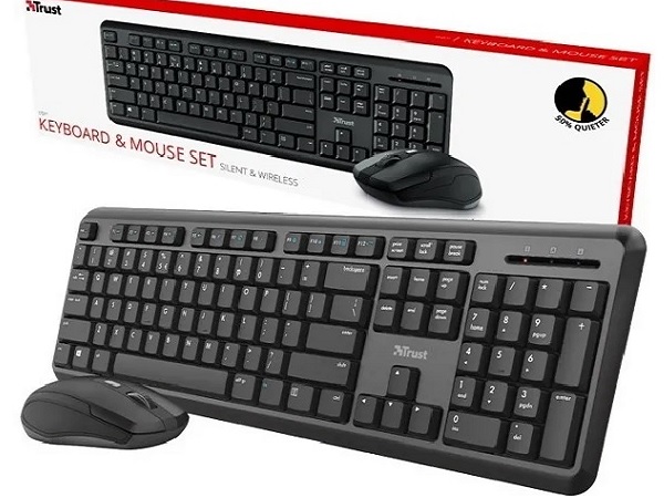 kit Teclado + Mousse Inalámbrico Trust Ody