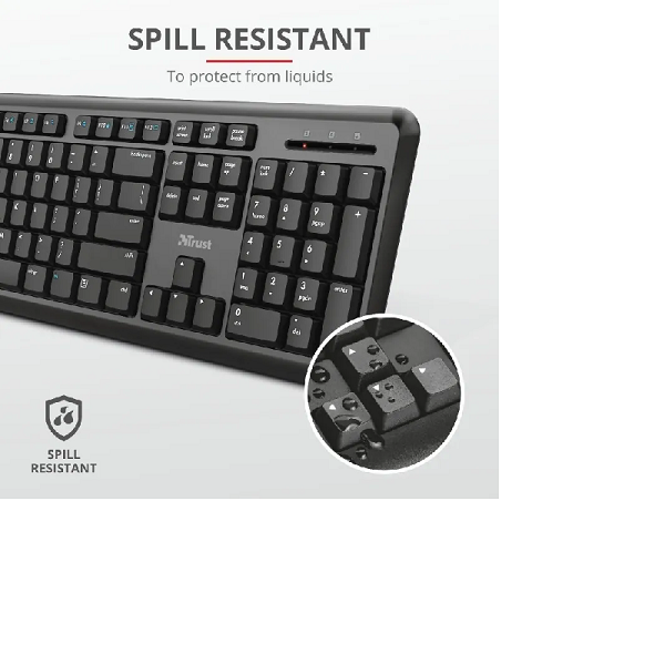 kit Teclado + Mousse Inalámbrico Trust Ody