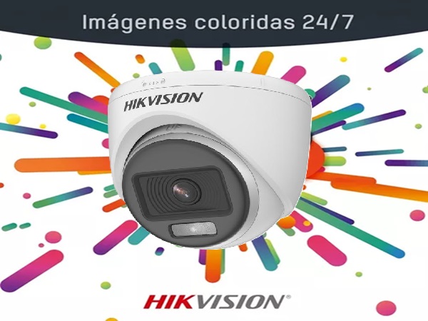 Camara FHD Turret Color Vu DS-2CE70DFOT-PF 2.8mm