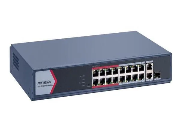 Switch 16 Port Fast Ethernet Smart POE Switch-DS-3E1318P-EI/M